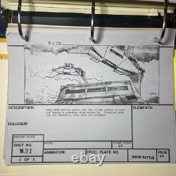 Star wars storyboards Empire Strikes Back movie props HOTH SNOWSPEEDER art X1