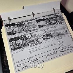 Star wars storyboards Empire Strikes Back movie props HOTH base LUKE AT-AT