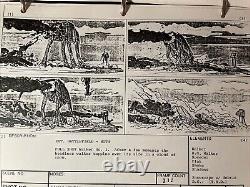 Star wars storyboards Empire Strikes Back movie props HOTH base LUKE AT-AT