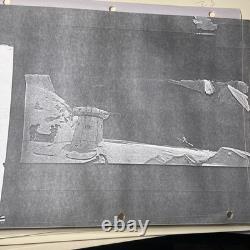 Star wars storyboards Empire Strikes Back movie props Hoth Base Han Solo art X1