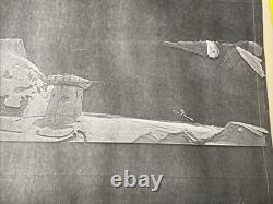 Star wars storyboards Empire Strikes Back movie props Hoth Base Han Solo art X1