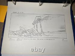 Star wars storyboards Empire Strikes Back movie props Hoth Base LUKE AT-AT X1