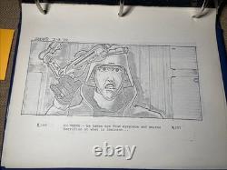 Star wars storyboards Empire Strikes Back movie props Hoth Base VEERS X1
