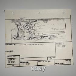 Star wars storyboards Empire Strikes Back movie props ION SNOW SPEEDER ESB4-5