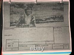 Star wars storyboards Empire Strikes Back movie props LUKE OBI WAN HOTH ESB