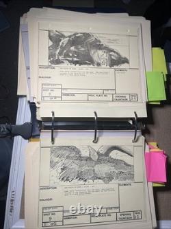 Star wars storyboards Empire Strikes Back movie props LUKE SKYWALKER art X1