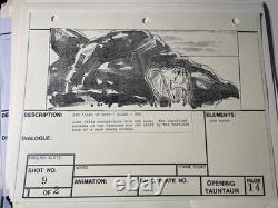 Star wars storyboards Empire Strikes Back movie props LUKE SKYWALKER art X1