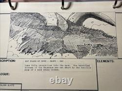Star wars storyboards Empire Strikes Back movie props LUKE SKYWALKER art X1