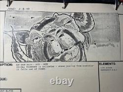 Star wars storyboards Empire Strikes Back movie props Luke Skywalker Tauntaun X1