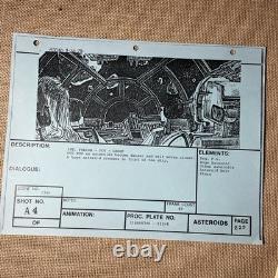 Star wars storyboards Empire Strikes Back movie props MILLENNIUM FALCON art X1
