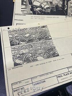 Star wars storyboards Empire Strikes Back movie props Millennium Falcon Art