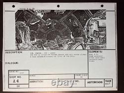 Star wars storyboards Empire Strikes Back movie props Millennium Falcon Art ES