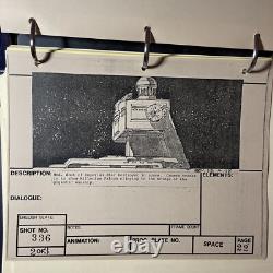 Star wars storyboards Empire Strikes Back movie props Millennium Falcon Art ES