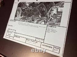 Star wars storyboards Empire Strikes Back movie props Millennium Falcon Art ES