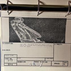 Star wars storyboards Empire Strikes Back movie props Millennium Falcon Art ESB