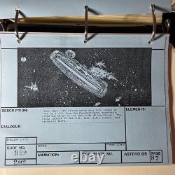 Star wars storyboards Empire Strikes Back movie props Millennium Falcon Art ESB