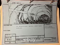 Star wars storyboards Empire Strikes Back movie props Millennium Falcon Art Es