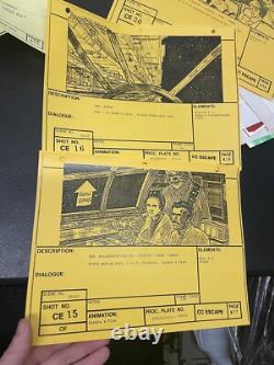 Star wars storyboards Empire Strikes Back movie props Millennium Falcon Art Es