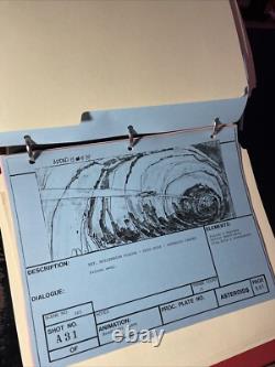 Star wars storyboards Empire Strikes Back movie props Millennium Falcon Art Es