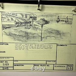 Star wars storyboards Empire Strikes Back movie props Millennium Falcon BESPIN