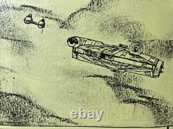 Star wars storyboards Empire Strikes Back movie props Millennium Falcon BESPIN