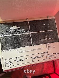 Star wars storyboards Empire Strikes Back movie props Millennium Falcon BESPIN