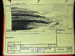 Star wars storyboards Empire Strikes Back movie props Millennium Falcon Cloud