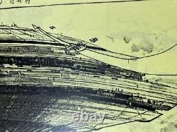 Star wars storyboards Empire Strikes Back movie props Millennium Falcon Cloud