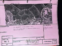 Star wars storyboards Empire Strikes Back movie props Millennium Falcon ESB