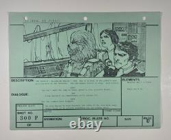 Star wars storyboards Empire Strikes Back movie props Millennium Falcon ESB3-1