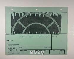 Star wars storyboards Empire Strikes Back movie props Millennium Falcon ESB3-1 Star wars storyboards Empire Strikes Back movie props Millennium Falcon ESB3-1