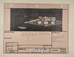 Star wars storyboards Empire Strikes Back movie props Millennium Falcon ESB3-20