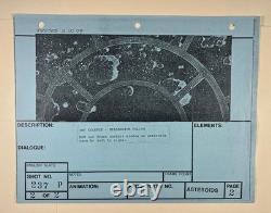 Star wars storyboards Empire Strikes Back movie props Millennium Falcon ESB3-29