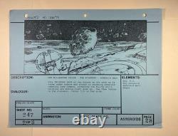 Star wars storyboards Empire Strikes Back movie props Millennium Falcon ESB3-36
