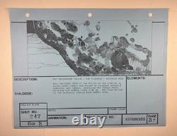 Star wars storyboards Empire Strikes Back movie props Millennium Falcon ESB3-38