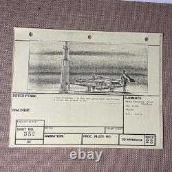 Star wars storyboards Empire Strikes Back movie props Millennium Falcon LANDO X1