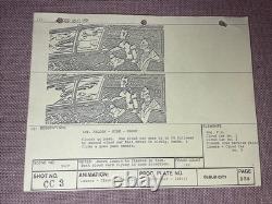 Star wars storyboards Empire Strikes Back movie props Millennium Falcon Ship X1