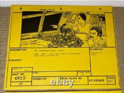 Star wars storyboards Empire Strikes Back movie props Millennium Falcon X1