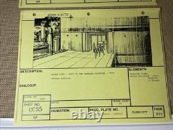 Star wars storyboards Empire Strikes Back movie props Millennium Falcon X1