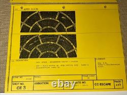 Star wars storyboards Empire Strikes Back movie props Millennium Falcon X1