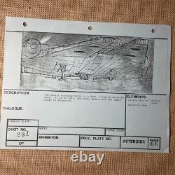 Star wars storyboards Empire Strikes Back movie props Millennium Falcon art X1