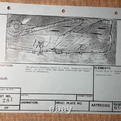 Star wars storyboards Empire Strikes Back movie props Millennium Falcon art X1