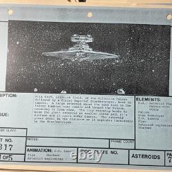 Star wars storyboards Empire Strikes Back movie props Millennium Falcon art X1