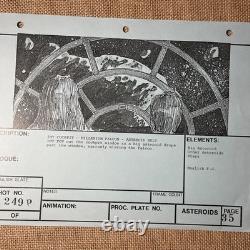 Star wars storyboards Empire Strikes Back movie props Millennium Falcon art X1