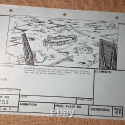 Star wars storyboards Empire Strikes Back movie props Millennium Falcon art X1