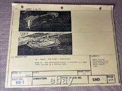 Star wars storyboards Empire Strikes Back movie props REBEL FLEET? Art