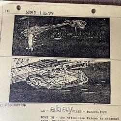 Star wars storyboards Empire Strikes Back movie props REBEL FLEET? Art