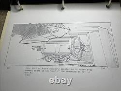 Star wars storyboards Empire Strikes Back movie props Snowspeeder AT-AT Art