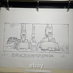 Star wars storyboards Empire Strikes Back movie props Snowspeeder Hoth Luke Art