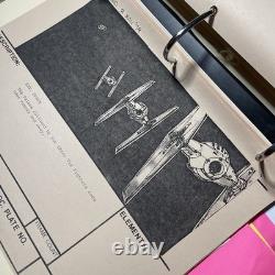 Star wars storyboards Empire Strikes Back movie props TIE FIGHTER millennium X1
